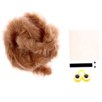 Набор для творчества: создание игрушки из меховых палочек и раскраска &laquo;Животные на отдыхе&raquo;