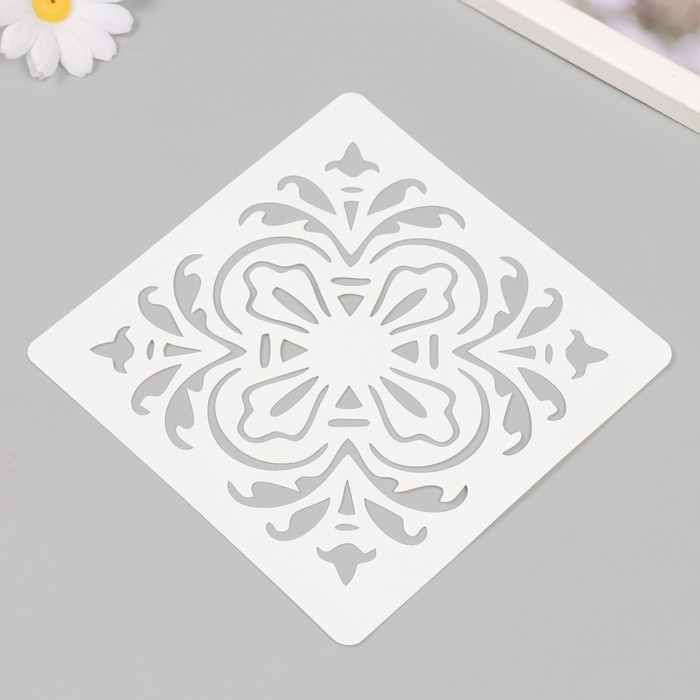 Трафарет плитка 15х15 см