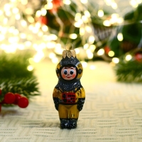 Ёлочная игрушка "Космонавт-04" 9 см