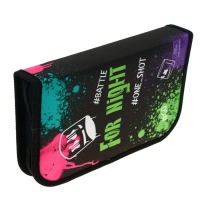 Пенал 1 секция, 130 х 210 х 40 мм, 2 откидные планки, тканевый, Calligrata TOP, Content "Маска" Пенал 1 секция, 130 х 210 х 40 мм, 2 откидные планки, тканевый, Calligrata TOP, Content "Маска"