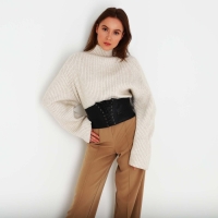 Корсет на кнопках, ширина 15 см, резинка, цвет чёрный Корсет на кнопках, ширина 15 см, резинка, цвет чёрный