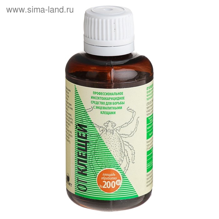 Концентрат от энцефалитных клещей Концентрат от энцефалитных клещей ""От клещей", коробка, 50 мл