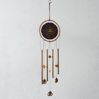 Музыка ветра металл "Ом - слово силы" 4 трубки 1,8х16х57 см Музыка ветра металл "Ом - слово силы" 4 трубки 1,8х16х57 см