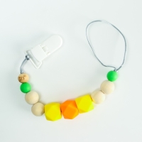 Держатель для соски - пустышки &laquo;Краски лета&raquo;, силиконовый, виды МИКС