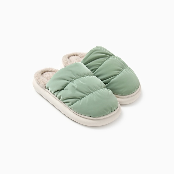 Тапочки женские, размер 36-37, цвет мятный Тапочки женские, размер 36-37, цвет мятный