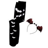 Карнавальный набор &laquo;Летучая мышка&raquo;: накидка, ободок, чулки