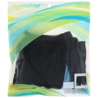 Плавки для плавания ONLYTOP, р. 30, цвет чёрный/серый/голубой