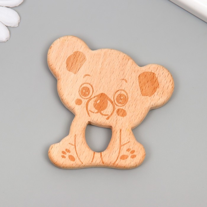 Декор для творчества дерево Декор для творчества дерево "Медвежонок" 7,1х6,9 см