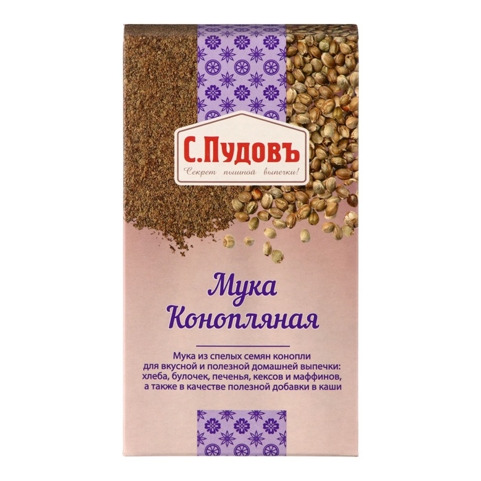 Мука конопляная Мука конопляная "С.Пудов", 200 г