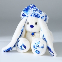 Мягкая игрушка зайка "Li в кокошнике ", заяц Мягкая игрушка зайка "Li в кокошнике ", заяц