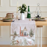 Дорожка на стол Этель "Звери в городе" 40х147 +/- 5 см, 100% хл, саржа 190 гр/м2 Дорожка на стол Этель "Звери в городе" 40х147 +/- 5 см, 100% хл, саржа 190 гр/м2