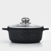 Кастрюля Доляна &laquo;Элит&raquo;, 2 л, d=20 см, h=9 см, антипригарное покрытие