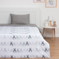 Покрывало детское Этель 1,5 сп &laquo;Милые хвостики&raquo;, 145х210 см, 100% хлопок