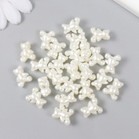 Бусины для творчества пластик "Медвежонок жемчужный" набор 25 шт 0,6х1,2х1,4 см Бусины для творчества пластик "Медвежонок жемчужный" набор 25 шт 0,6х1,2х1,4 см