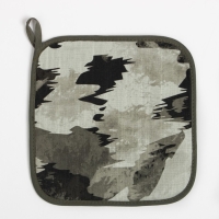 Набор Кухонный &laquo;Real hero&raquo;, варежка-прихватка 20х28см, прихватка 19х19см, 100% хлопок