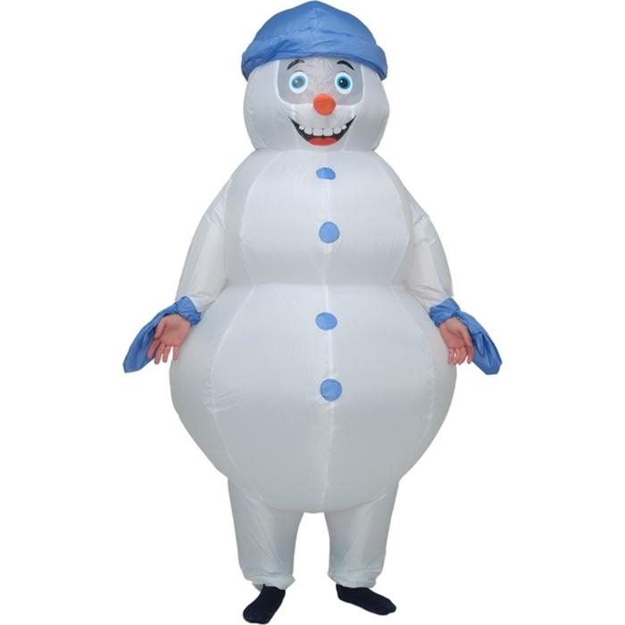 Костюм надувной &laquo;Снеговик&raquo;, рост 150-190 см