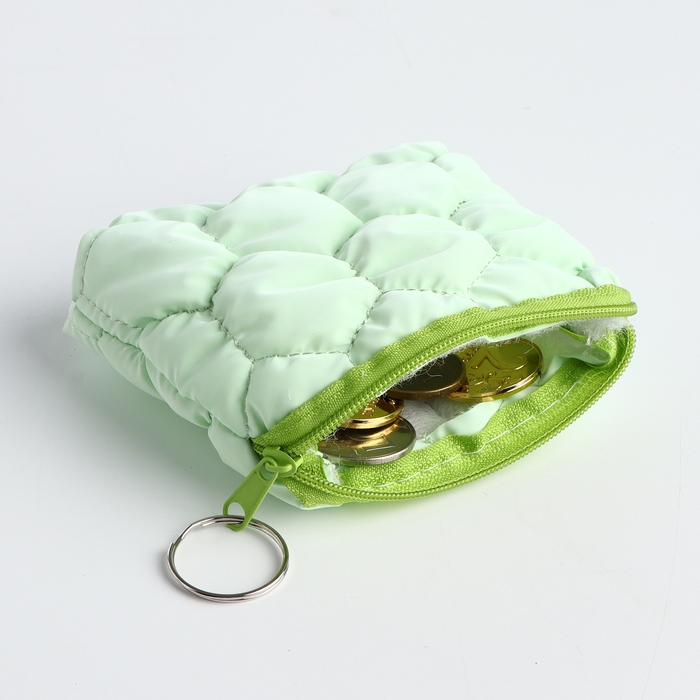 Кошелёк женский на молнии, цвет зелёный Кошелёк женский на молнии, цвет зелёный