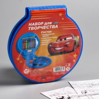 Набор для рисования, 20 предметов "Самый быстрый", Тачки