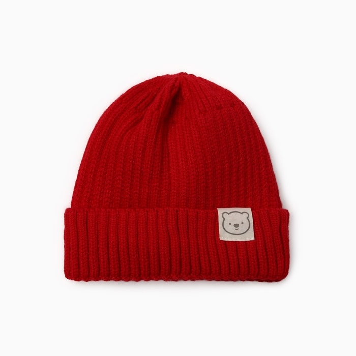 Шапка Крошка Я, р. 46-48см, 1-3 года, красный