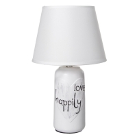 Настольная лампа 16602/1 E14 40Вт белый 38х38х25 см RISALUX