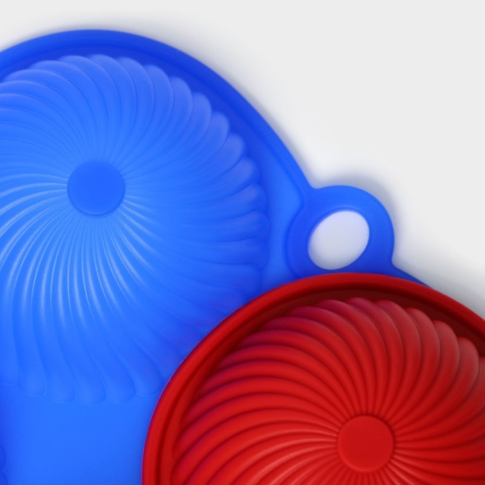 Форма для выпечки &laquo;Купол&raquo;, 25&times;16&times;3,5 см, 6 ячеек (d=7 см), цвет МИКС