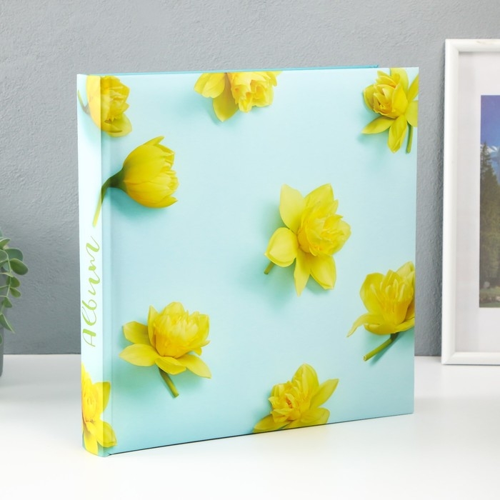 Фотоальбом 30х30 см. 30 листов, Фотоальбом 30х30 см. 30 листов, "Цветы"