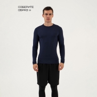 Рашгард мужской с дл. рукавом, базовый, размер L (50), цвет синий Рашгард мужской с дл. рукавом, базовый, размер L (50), цвет синий