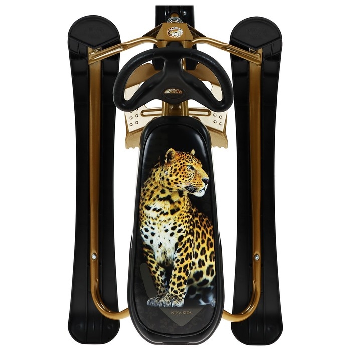 Снегокат &laquo;Ника кросс&raquo;, СНК/Л2, цвет золотой/чёрный