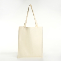 Шопер без застёжки, из текстиля, цвет молочный Шопер без застёжки, из текстиля, цвет молочный