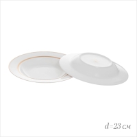 Набор посуды WY Grace, 18 предмет, 6 тарелок d=25,5 см, 6 тарелок d=20,5 см, 6 глубоких тарелок 350 мл, d=23 см, фарфор Набор посуды WY Grace, 18 предмет, 6 тарелок d=25,5 см, 6 тарелок d=20,5 см, 6 глубоких тарелок 350 мл, d=23 см, фарфор