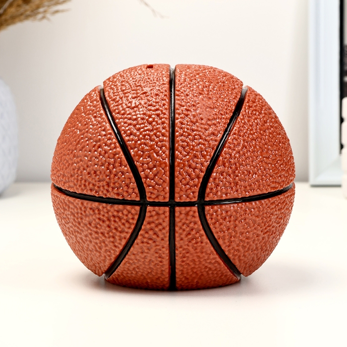 Копилка "Мяч баскетбольный" 14х14х14см