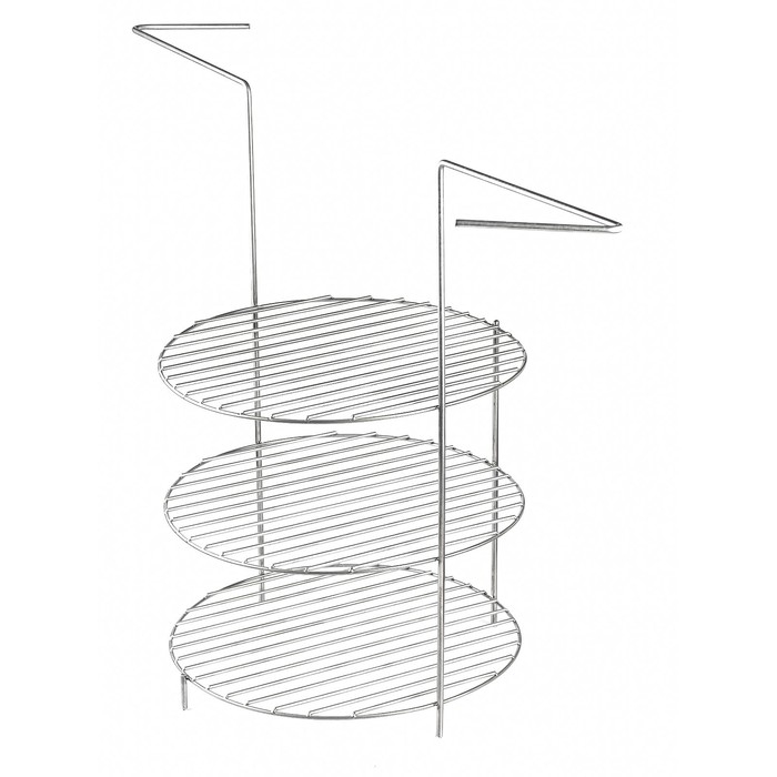 Решетка 3-х ярусная с ручками для тандыра, диаметр яруса 29 см, высота 44 см Решетка 3-х ярусная с ручками для тандыра, диаметр яруса 29 см, высота 44 см