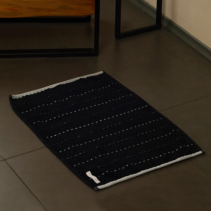 Коврик махровый SL HOME: Lines Коврик махровый SL HOME: Lines "Дарк Маре" 50х70 см, 100% хлопок, 750 г/м2