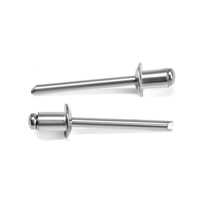 Заклёпки ТУНДРА krep, вытяжные, алюминий-сталь, 4,8х8 мм, неокрашенные, 50 шт Заклёпки ТУНДРА krep, вытяжные, алюминий-сталь, 4,8х8 мм, неокрашенные, 50 шт