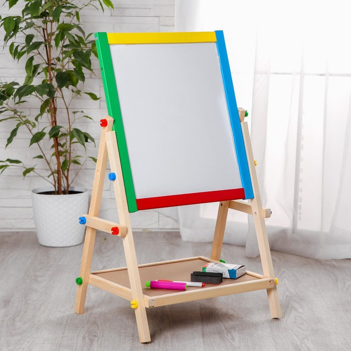 Мольберт детский двухсторонний &laquo;Премиум&raquo; в собранном виде 65 &times; 38,5 &times; 35 см