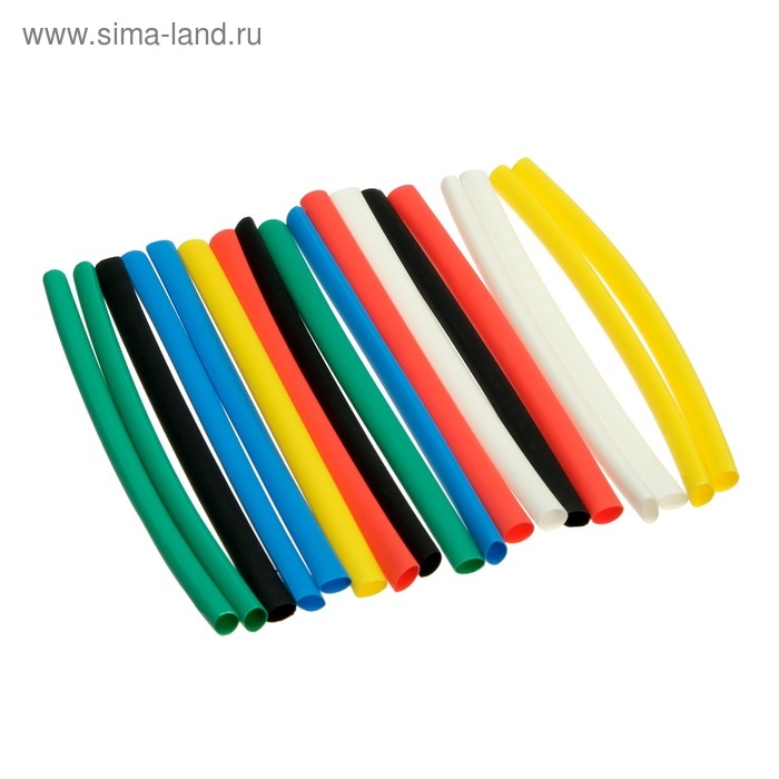 Термоусаживаемая трубка Duwi, 4/2 мм, набор, 18 шт. Термоусаживаемая трубка Duwi, 4/2 мм, набор, 18 шт.