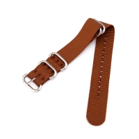 Ремешок для часов "Соломон", 22 мм, l-27 см, коричневый Ремешок для часов "Соломон", 22 мм, l-27 см, коричневый