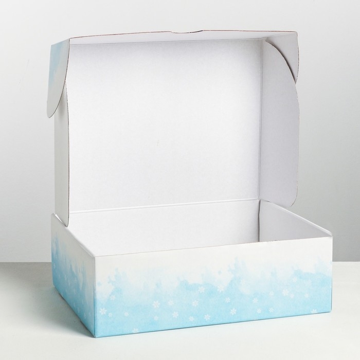 Коробка подарочная новогодняя складная &laquo;Снежной зимы&raquo;, 30.7 х 22 х 9.5 см, Новый год