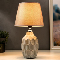 Настольная лампа 16428/1 E14 40Вт светло-серый 22,5х22,5х37 см RISALUX Настольная лампа 16428/1 E14 40Вт светло-серый 22,5х22,5х37 см RISALUX