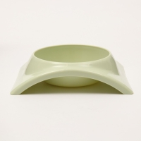 Миска пластиковая изогнутая 400 мл, 19,5 х 16,8 х 5 см, зелёная Миска пластиковая изогнутая 400 мл, 19,5 х 16,8 х 5 см, зелёная