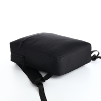 Рюкзак, отдел на молнии, наружный карман, цвет чёрный Рюкзак, отдел на молнии, наружный карман, цвет чёрный