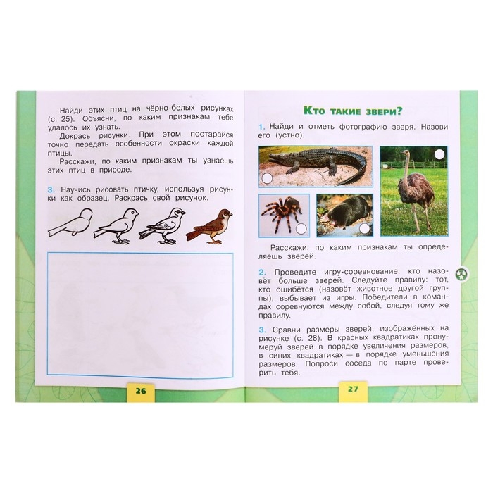 Рабочая тетрадь «Окружающий мир 1 класс», В 2-х частях, Ч.1, Плешаков А. А., 2024 Рабочая тетрадь «Окружающий мир 1 класс», В 2-х частях, Ч.1, Плешаков А. А., 2024