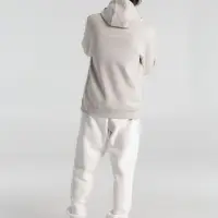 Толстовка с капюшоном унисекс King, дымчато-серая, размер S