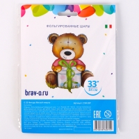 Фольгированный шар 33" «Милый мишка», фигура Фольгированный шар 33" «Милый мишка», фигура