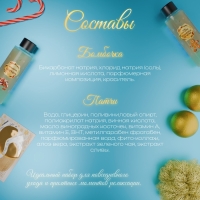 Новогодний подарочный набор косметики &laquo;Зимнее путешествие&raquo; для душа и ванны, золотая серия