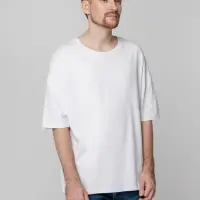 Футболка унисекс оверсайз Crosstown, белая, размер XXL