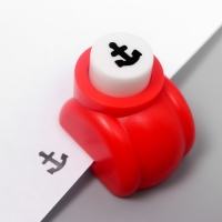 Дырокол фигурный "Якорь" d=0,8 см МИКС 3х2,5х2,5 см Дырокол фигурный "Якорь" d=0,8 см МИКС 3х2,5х2,5 см