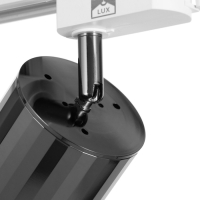 Светильник трековый "Алисер" GU10 220В черный хром 7,5х7,5х20 см