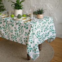 Скатерть Доляна «Эвкалипт» 149х110 см, 100% хл, рогожка 164 г/м2 Скатерть Доляна «Эвкалипт» 149х110 см, 100% хл, рогожка 164 г/м2