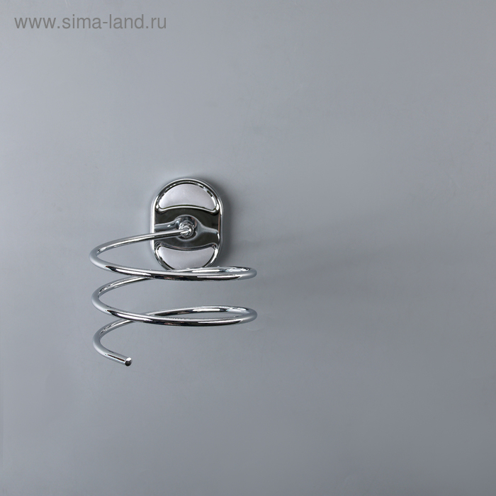 Держатель для фена Accoona A11214, 14×9,5×9 см, цвет хром, МИКС Держатель для фена Accoona A11214, 14×9,5×9 см, цвет хром, МИКС